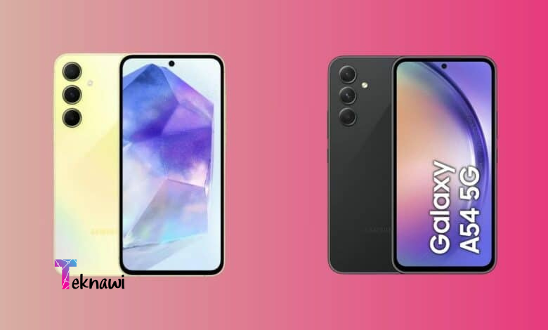 مقارنة بين هاتف Samsung Galaxy A55 و Samsung Galaxy A54