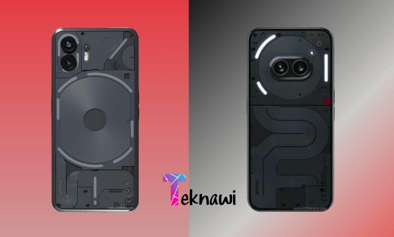 مقارنة بين هاتف Nothing Phone 2a و Nothing Phone 2