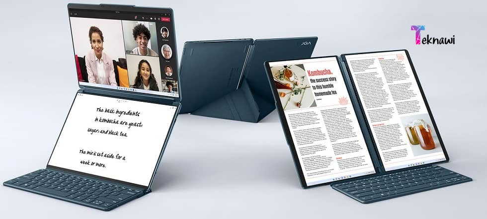 لاب توب Lenovo Yoga Book 9i أفضل أجهزة اللاب توب من Lenovo بشاشتين عرض