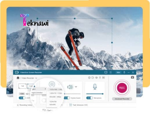 برنامج VideoSolo Screen Recorder من أقوي برامج تصوير الشاشة فيديو بجودة عالية