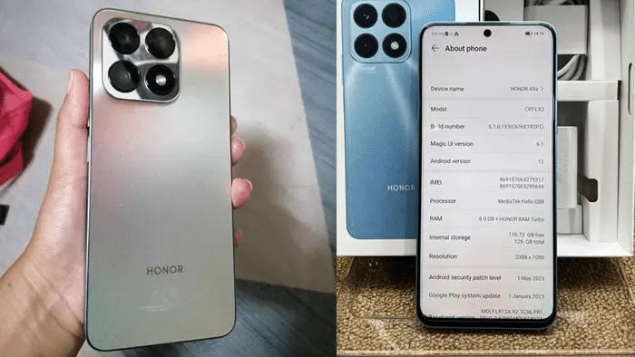 فتح علبة هاتف HONOR X8a