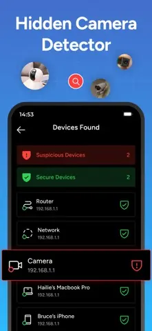 Hidden Camera Detector - لقطة شاشة 1