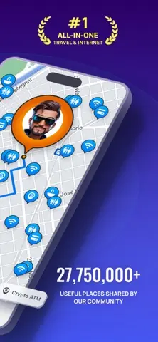 تطبيق لمعرفة الشبكات المجانية المحيطة و الاتصال بها - لقطة شاشة 2